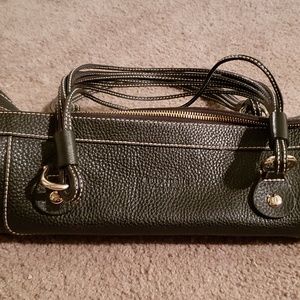 Black Kate Spade Pebbled Leather Bag Purse
